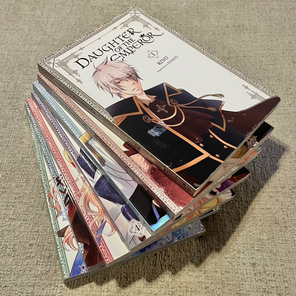Daughter of the Emperor Manhwa Volumes 1-7 Set Yen Press Rino Yunsul English